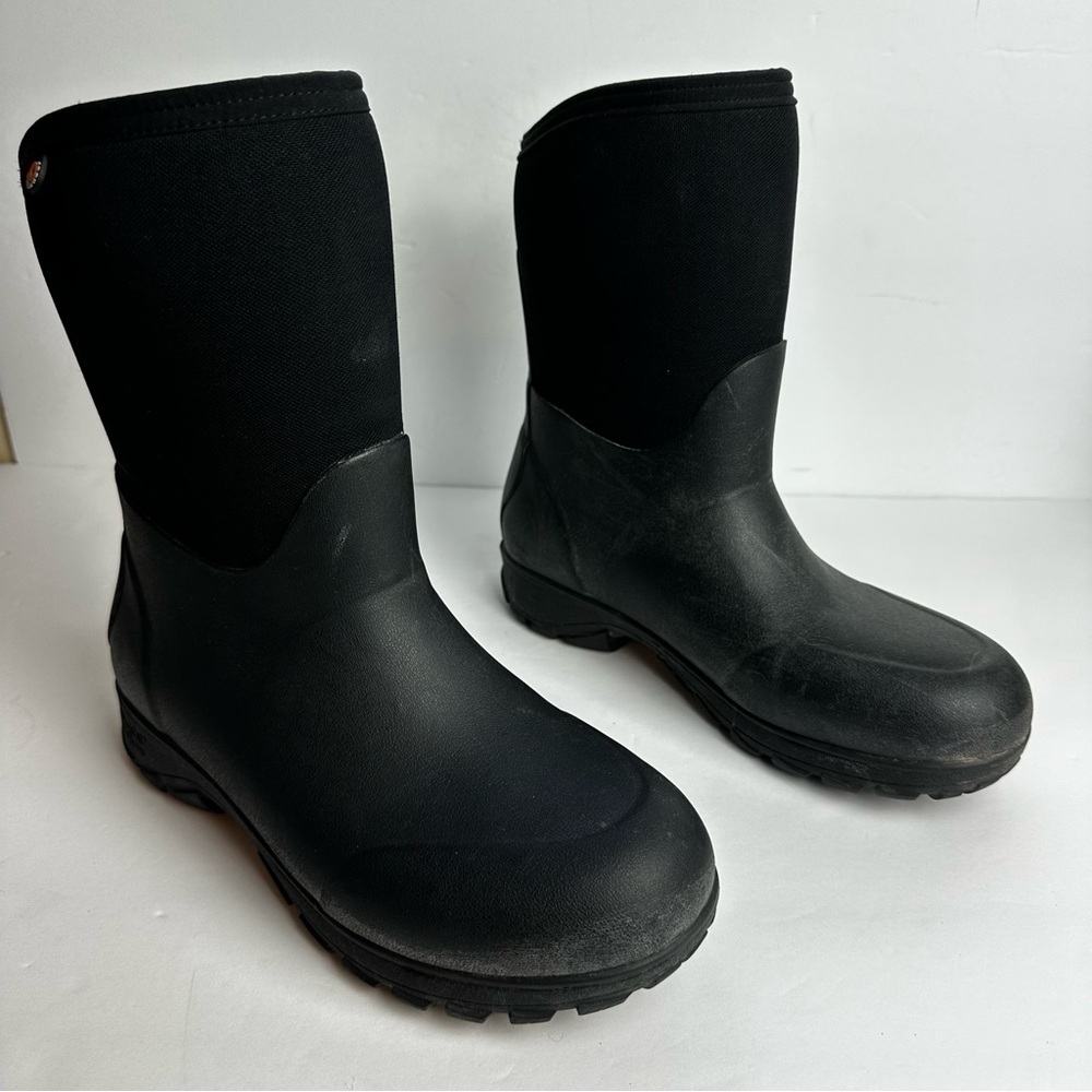 Bogs Sauvie Basin Tall Men's Boots US 7 Insulated Waterproof Winter Black